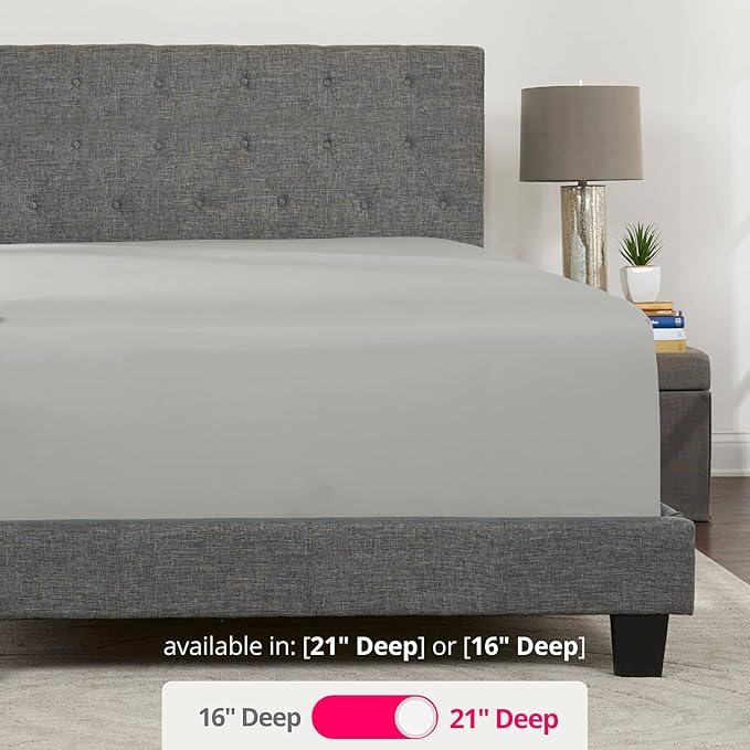 Twin XL Deep Pocket Fitted Sheet – 17” - Image 3