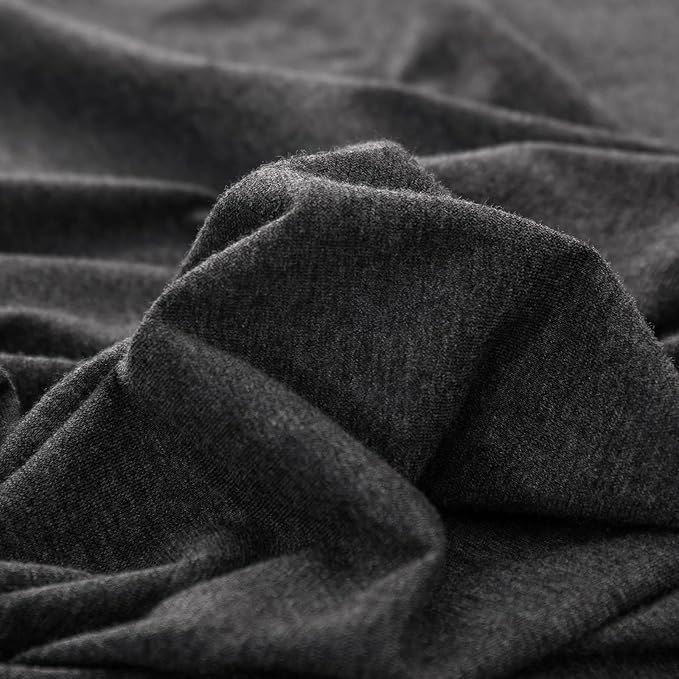 PURE ERA Jersey Knit Duvet Cover Set 100% T-Shirt Cotton Super Soft Comfy 3pc - Image 5