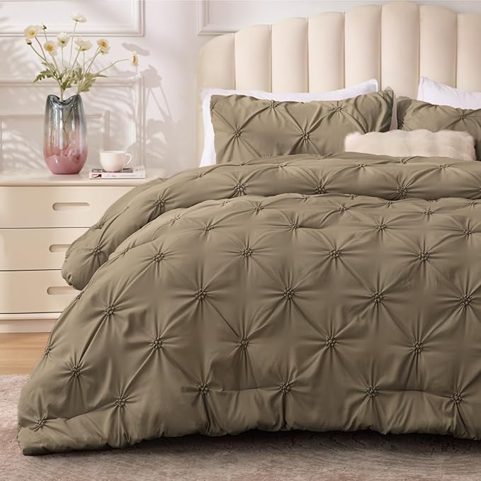 BEDELITE Light Brown Queen Comforter Set by BEDELITE