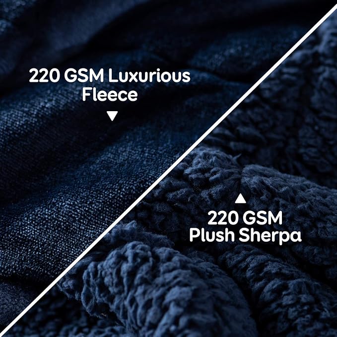 Cottonblue Weighted Blanket 20lbs 60x80 Inches, Soft Cozy Fleece Blanket On - Image 3