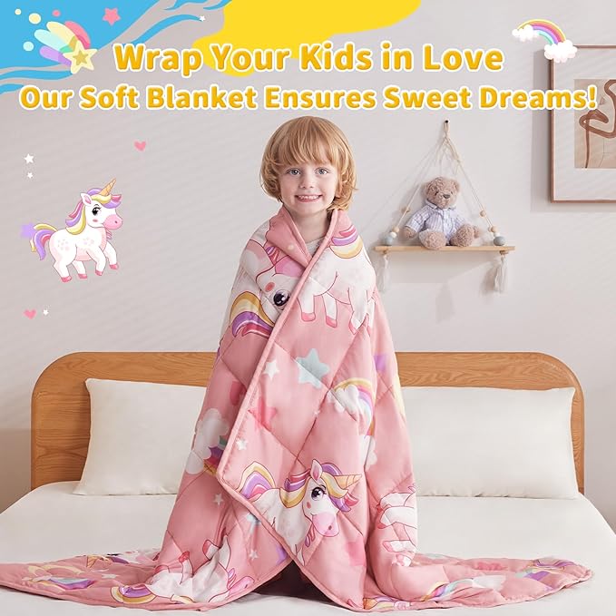 anfie Weighted Blanket Kids Weighted Blanket Cooling Blanket - Image 4