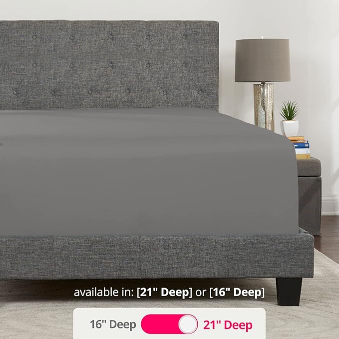 Twin XL Deep Pocket Fitted Sheet – 17” - Image 3
