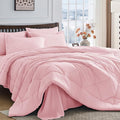 HEVUMYI Pink Full Comforter Set by HEVUMYI