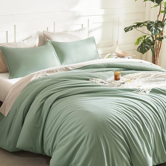Litanika Twin XL Comforter Set Sage Green, 2 Pieces Extra Long Dorm Bedding Sets - Image 5