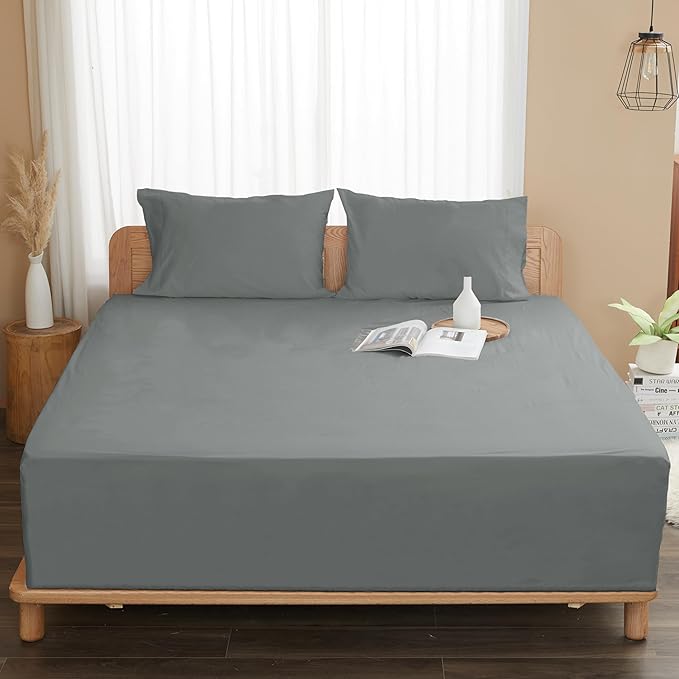 Sunflower California King Fitted Sheet, 1-Piece Deep Pocket Fitted Bottom Sheet - Image 8