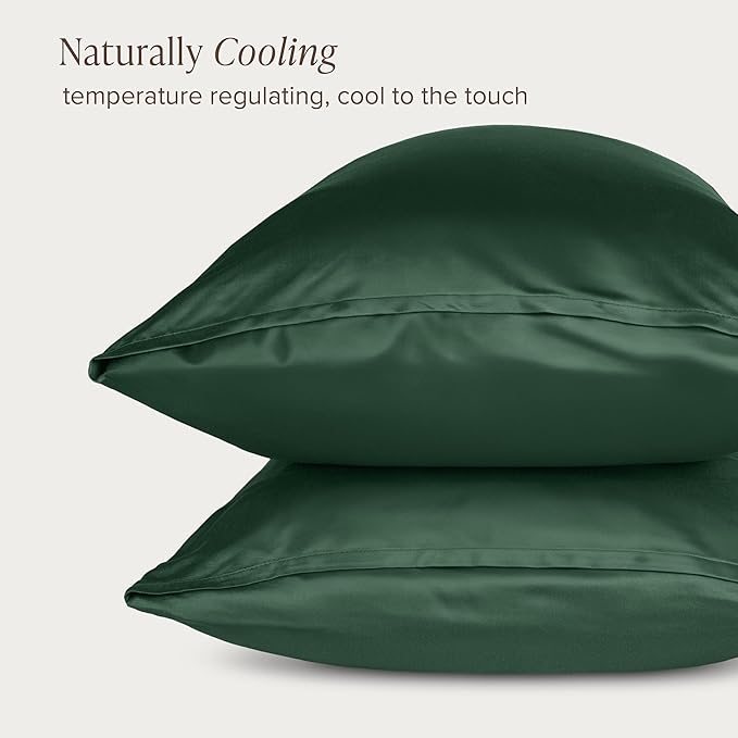 Bare Home 100% Rayon Made from Bamboo Luxury Standard Size Set of 2 Cooling - Image 6