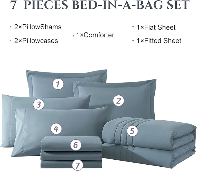 Monbix King Size Comforter Set - Image 7