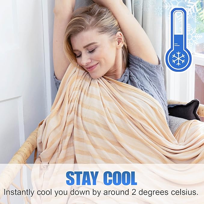Ailemei Direct Cooling Blanket for Hot Sleepers, Double Sided Cold Effect - Image 4