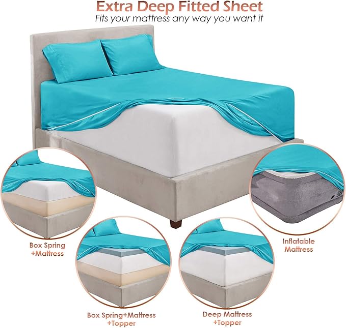 Hearth & Harbor Extra Deep Pocket Sheets - Image 6
