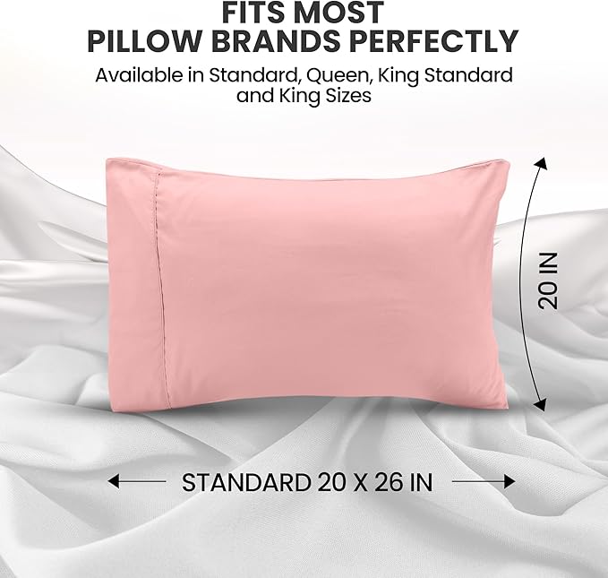 Utopia Bedding Pillow Cases Standard Size 2-Pack – Soft Brushed Microfiber – - Image 2