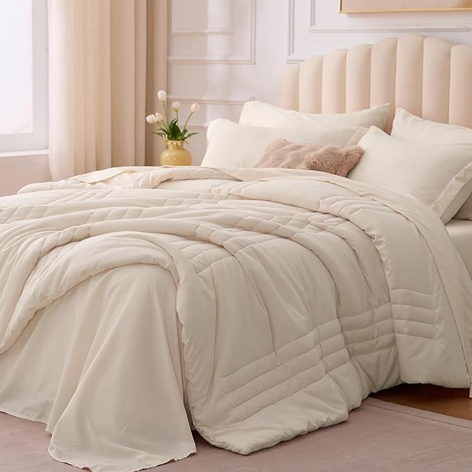 King Comforter Set Beige by Velorose