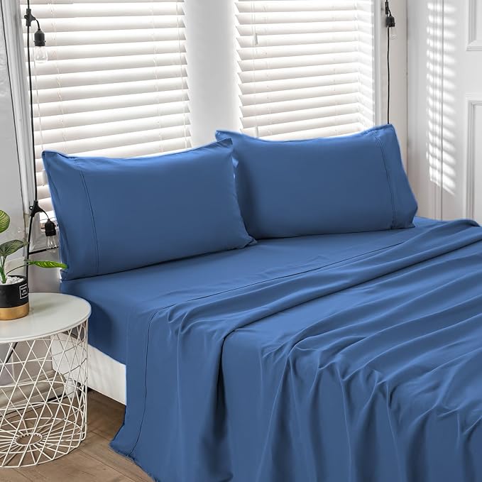 Kingnex Oversized King Flat Sheet 132x110 - Image 4
