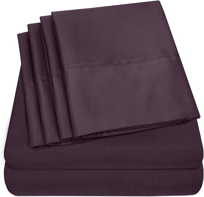 Queen Sheets Purple by SweetHomeCollection