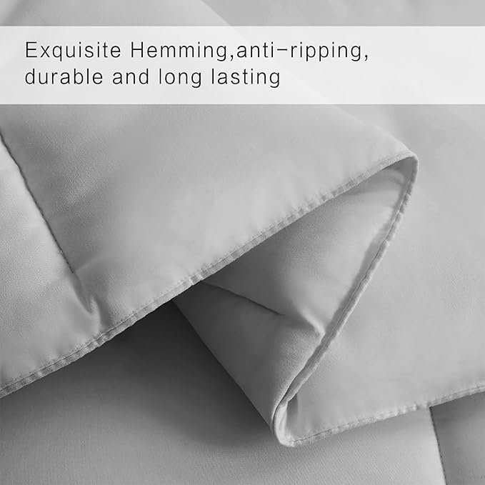 COHOME California King Size Comforter, All-Season Quilted Down Alternative - Image 4