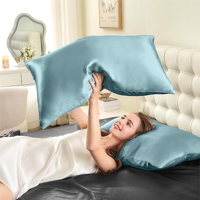 INFIIXSO Mulberry Silk Pillow Case King Size, Silk Pillowcase - Image 7