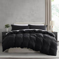 Nestl Black Duvet Cover Full Size by Nestl