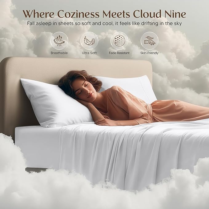 Utopia Bedding California King Size Sheet Set – 4 Piece Bed Sheets, Soft and - Image 6