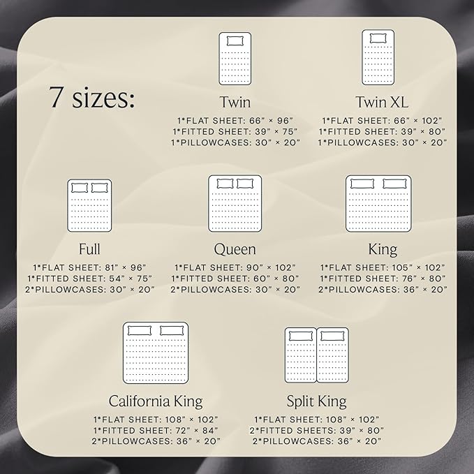 LuxClub 4 PC Full Size Sheet Set Sheets Deep Pockets 18" Wrinkle Free Cooling - Image 4