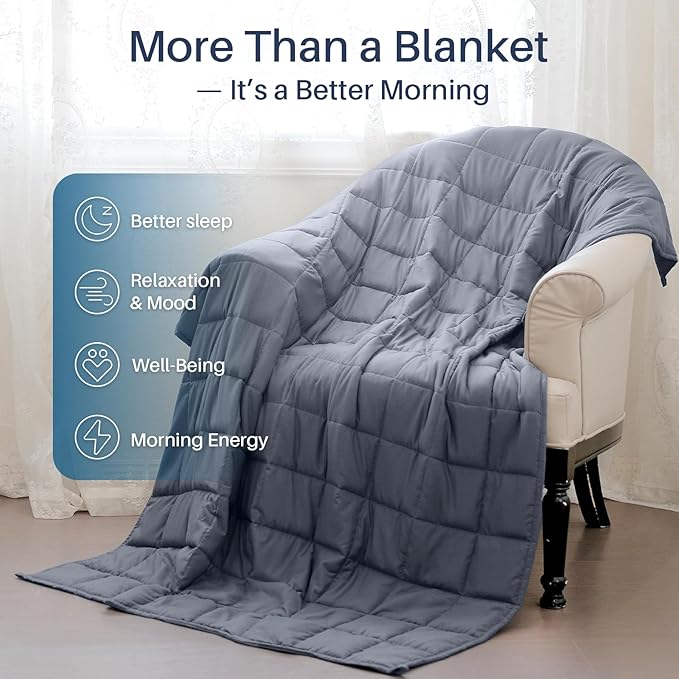 Weighted Idea Weighted Blanket for Adults Cooling Breathable Heavy Blanket - Image 5