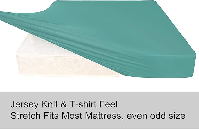 Soft Stretch Full Size Fitted Sheet Only - Image 3
