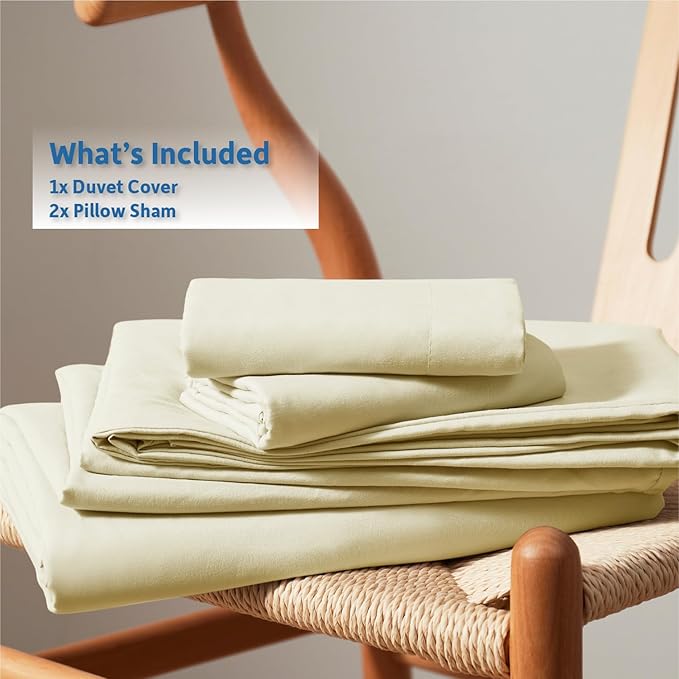 Nestl Vanilla Yellow Duvet Cover Queen Size - Image 9