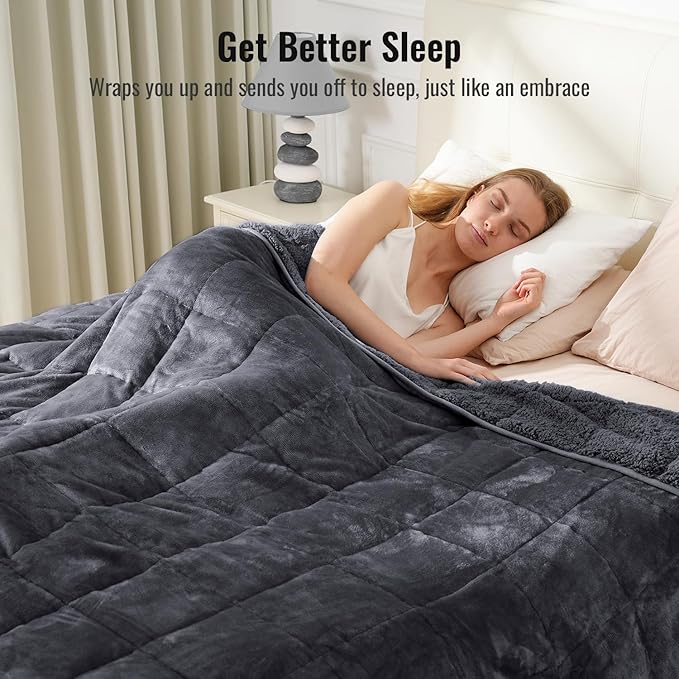 Uttermara Weighted Blankets for Adults Queen Size, 12lbs 60x80 inches Blanket - Image 3