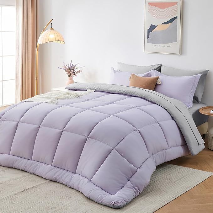 Sasttie Queen Comforter Set, 7 Pieces Bed in a Bag Queen, Complete Bedding Set by SASTTIE