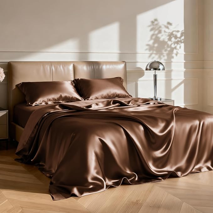 Love's cabin Full Size Satin Sheet Sets - Image 2
