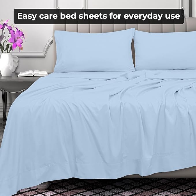 Royale Linens Full Flat Sheet - Image 6