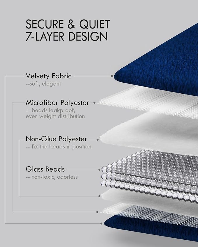 Kaisa Weighted Blanket for Adults, Soft Weighted Lap Blanket Machine Washable - Image 7