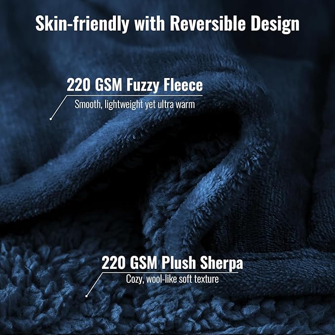Uttermara Weighted Blankets for Adults Full Size, 15lbs 48x72 inches Blanket - Image 2