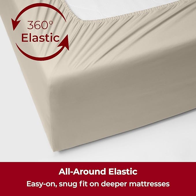 Mellanni Extra Deep Twin Sheets - Image 5