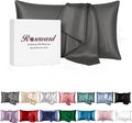 100% Mulberry Silk Pillowcase for Sleeping Women, 22 Momme Silk Pillow Cases by ROSEWARD