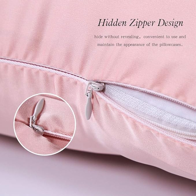 Jocoku 100% Mulberry Silk Pillowcases Set of 2 - Image 5