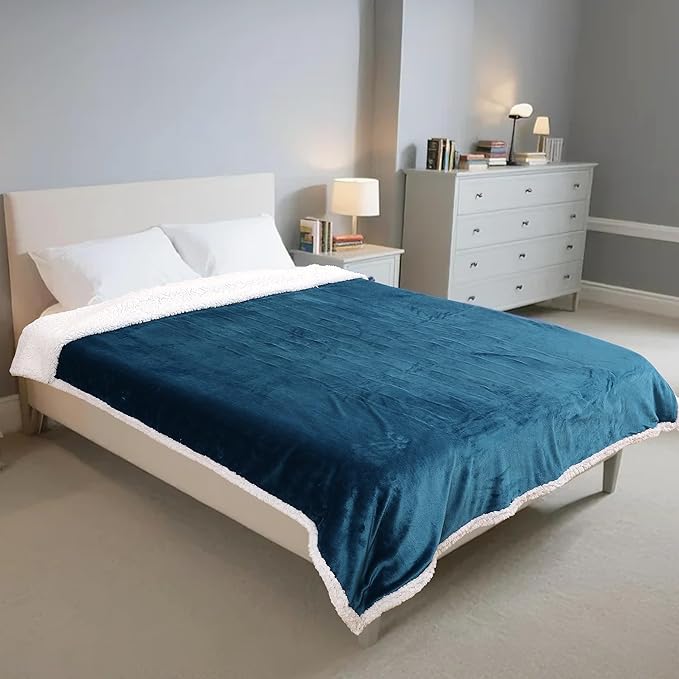LaffyLo Heated Throw Blanket 50 x 60, Fast Heating Electric Blanket, Dual-Sided - Image 6