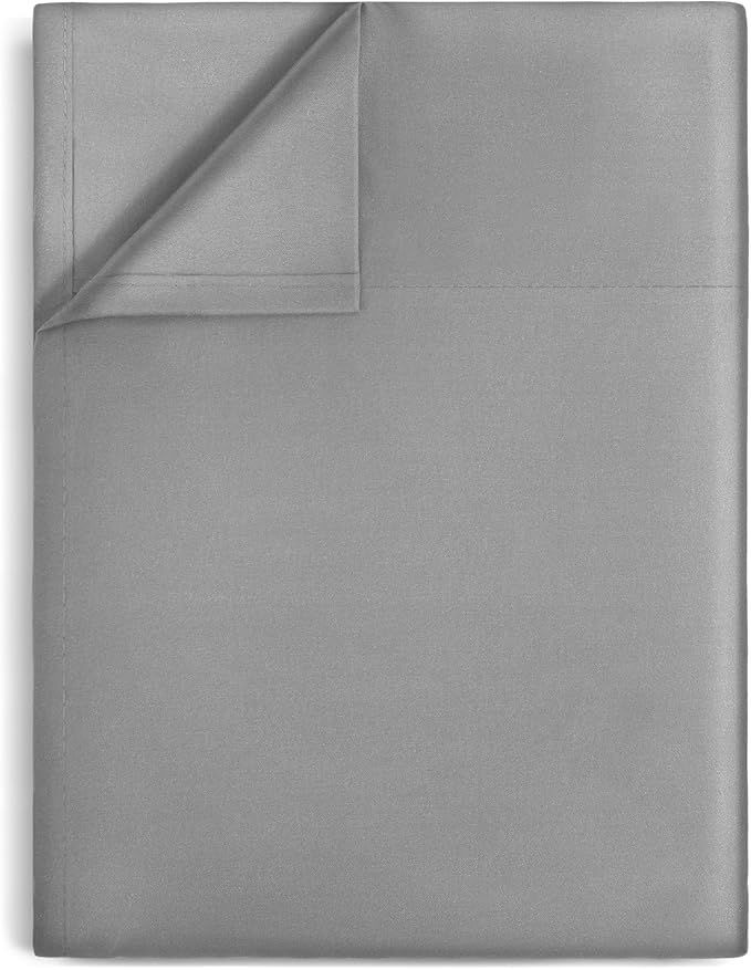Lirex Flat Sheet, Queen Size Extra Soft Brushed Microfiber Flat Sheet, Machine by Lirex