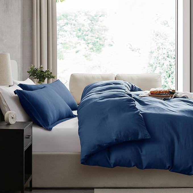 Nestl Navy Blue Duvet Cover Full Size - Image 7