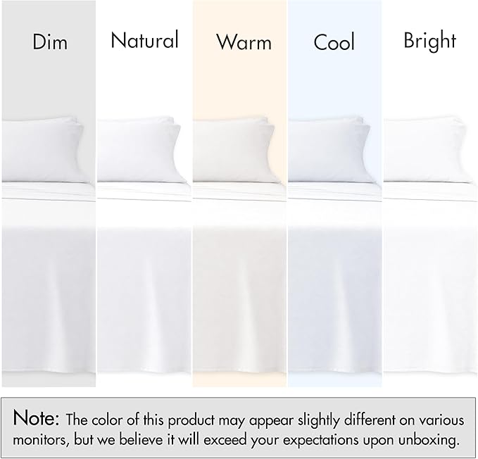 RUVANTI 100% Cotton Sheets – California King Percale Bedding, Cooling & - Image 7