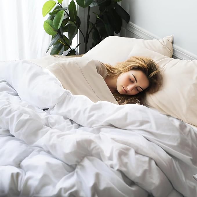 Bamboo Viscose Flat Sheets Only, 400 Thread Count Sateen Weave Twin Size Flat - Image 5