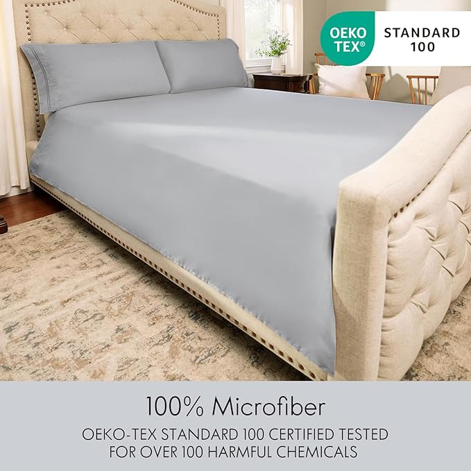 ClevaHome King Size Sheet Set - Image 6