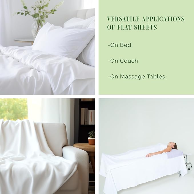 Luxury Flat Sheet on Amazon Elegant Comfort Wrinkle-Free 1500 Premier Hotel - Image 7