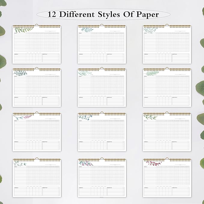 Habit Tracker Calendar，12 Monthly Habit Tracker Journal - Image 4