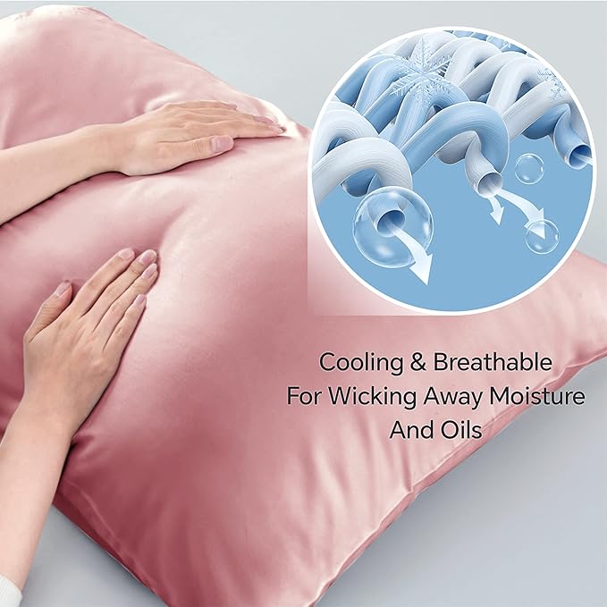 BEDELITE King Size Pillow Cases Set of 2, Rayon Derived from Bamboo, Cooling - Image 3