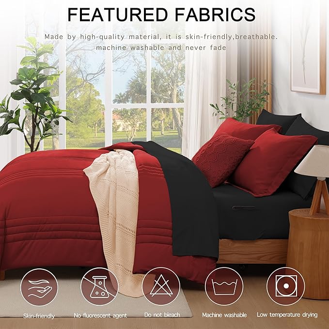 Monbix Queen Comforter Set - Image 3