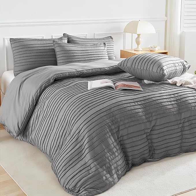 NEXHOME PRO Duvet Cover, Soft and Lightweight 100% Washed Microfiber Comforter by NEXHOMEPRO