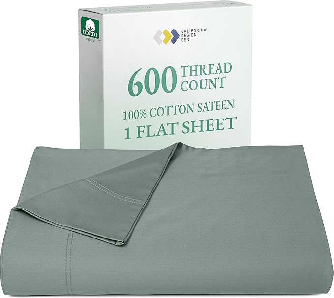 California Design Den Queen Size Flat Sheet Only by CaliforniaDesignDen