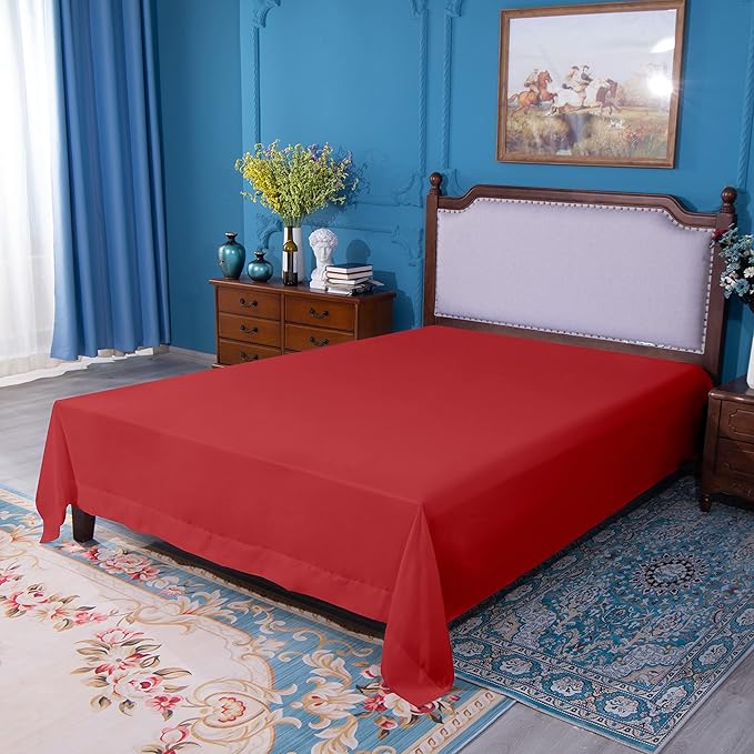 NTBAY Twin Extra-Long Flat Sheet Only - Image 5