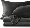 BEDELITE Flannel Sheets Full Size Dark Gray by BEDELITE