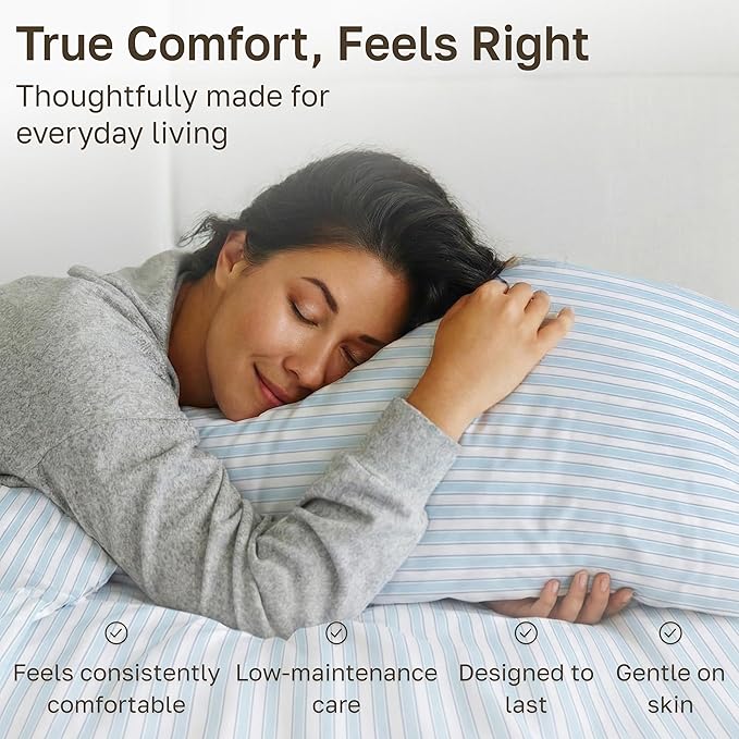 California Design Den Soft 100% Cotton Sheets Queen Size Set, 400 TC Good - Image 6