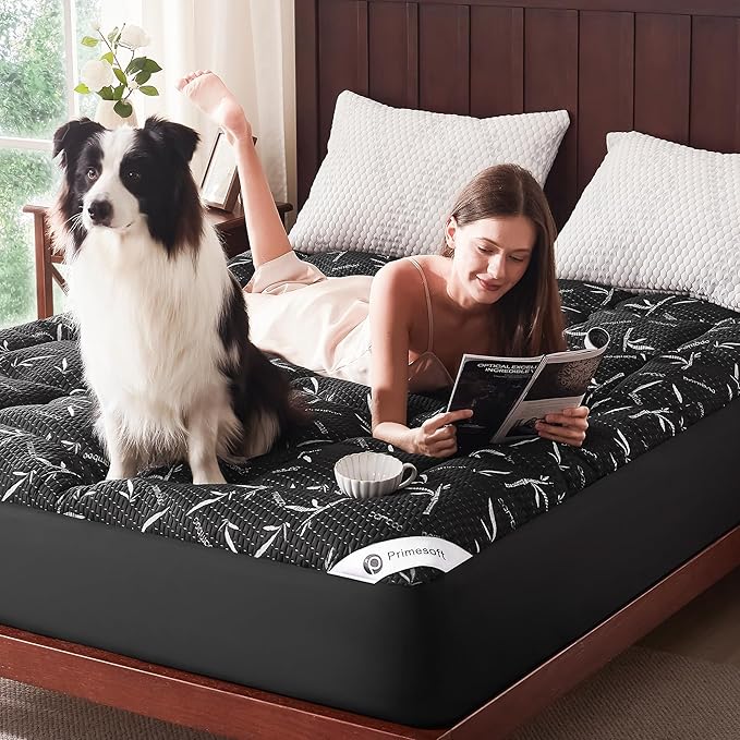 PRIMESOFT 100% Waterproof King Size Mattress Topper, Thick Pillow Top Mattress - Image 7